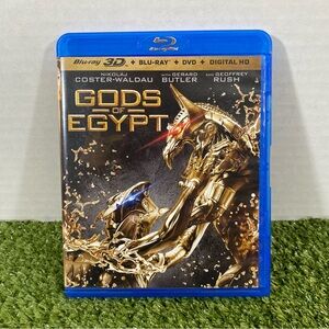 Gods of Egypt Blu-ray 3D + Blu-ray + DVD (2016, Gerard Butler, Alex Proyas)